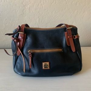 Dooney & Burke black leather bag